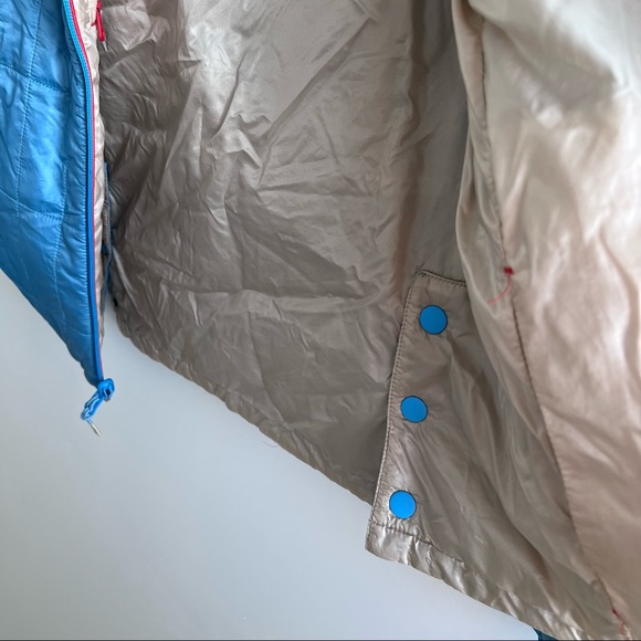 Cotopaxi Blue and Brown Reversible Jacket with Hood XS - Picture 14 of 15